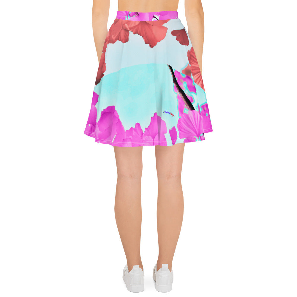 Ginkgo Tree Leaves, Calmness Designs, Skater Skirt