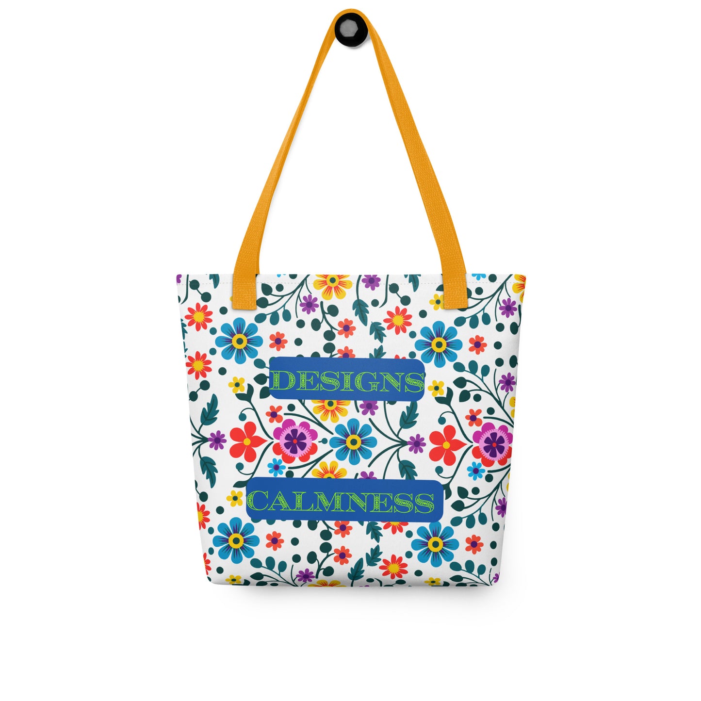 Mexican Embroidery Seamless Pattern, CALMNESS DESIGNS, Creative Designer's, Tote bag