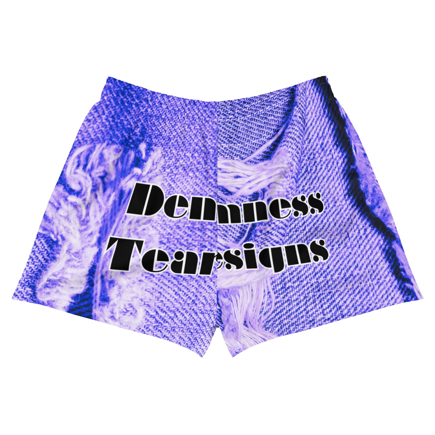 Denim Tear, Calmness Designs, Tear on Denim, Old Jeans, All-Over Print Unisex Athletic Shorts