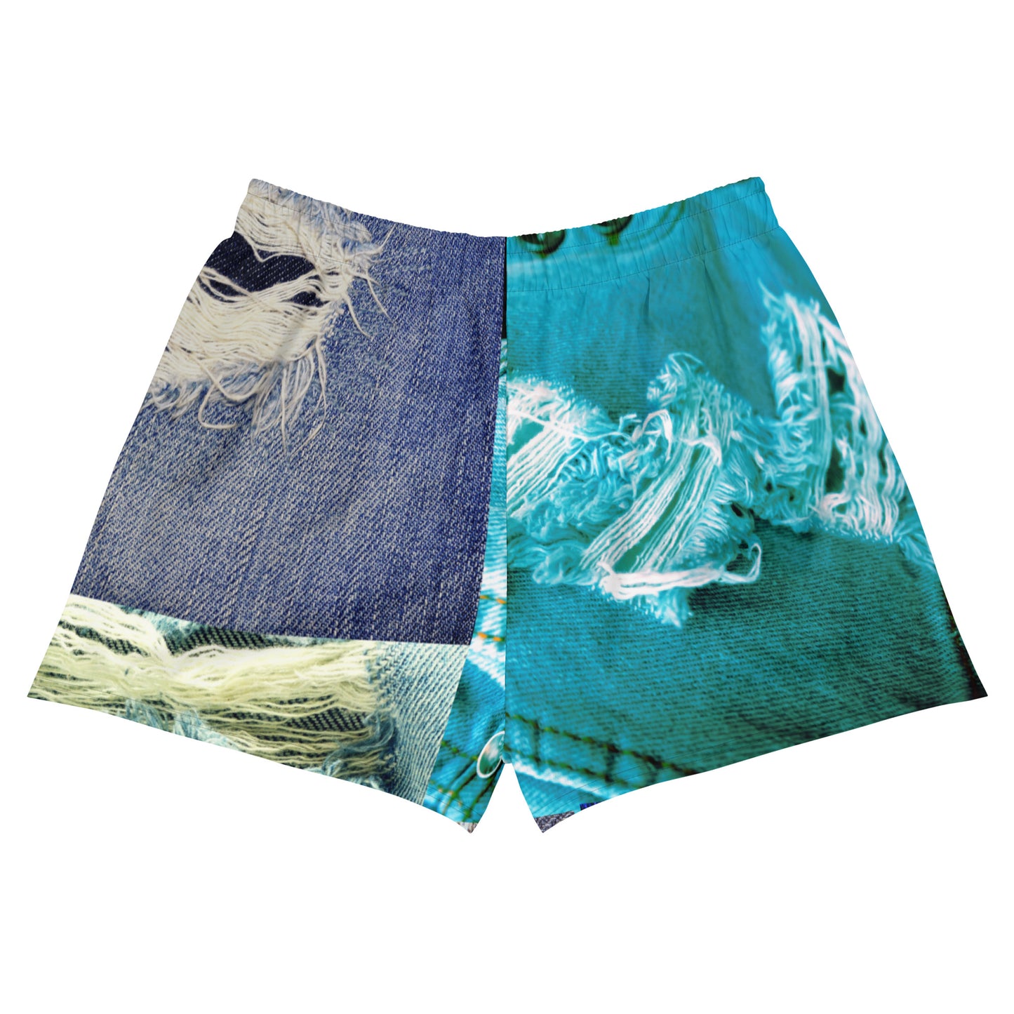 Denim Tech, Calmness Designs, All-Over Print Unisex Athletic Shorts