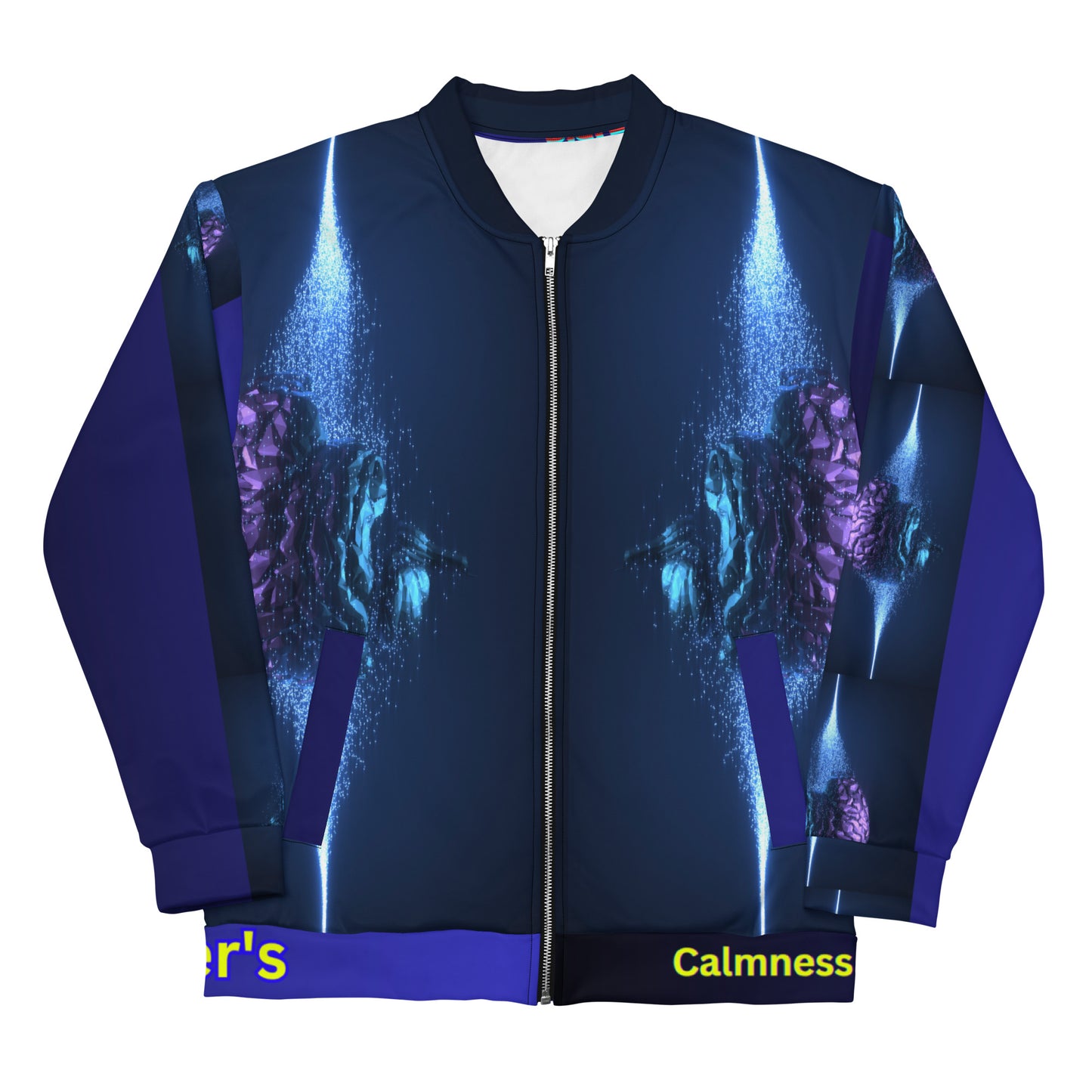 BRAIN'S Matter's, Calmness Designs, Unisex Bomber Jacket