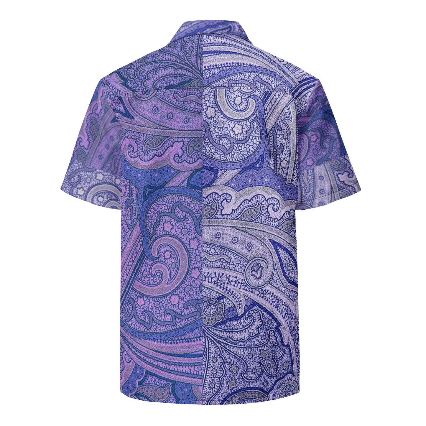 Purple Paisley, Creative Designs, Calmness Designs, Unisex button shirt