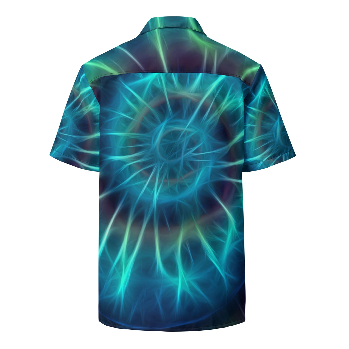 Spiral Fibonacci Pattern, Creative Designs, Calmness Designs, Unisex button shirt