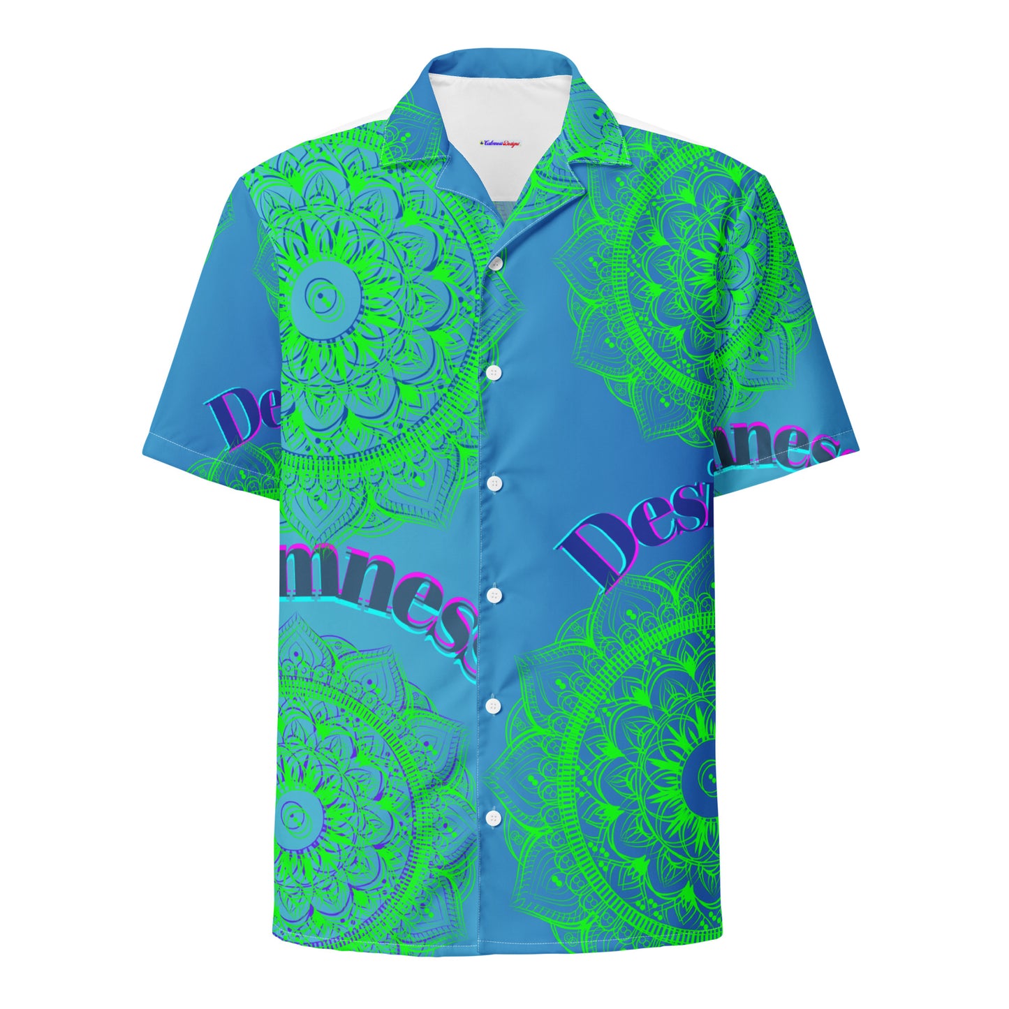 Luxury Mandala Designs, CALMNESS DESIGNS, Creative Designer's, Unisex button shirt
