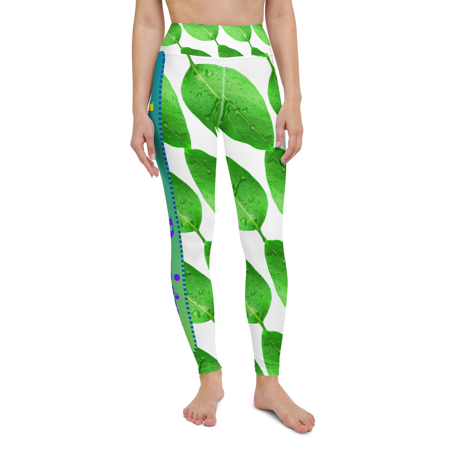 Wet Lemon Leah, Calmness Designs, Yoga Leggings