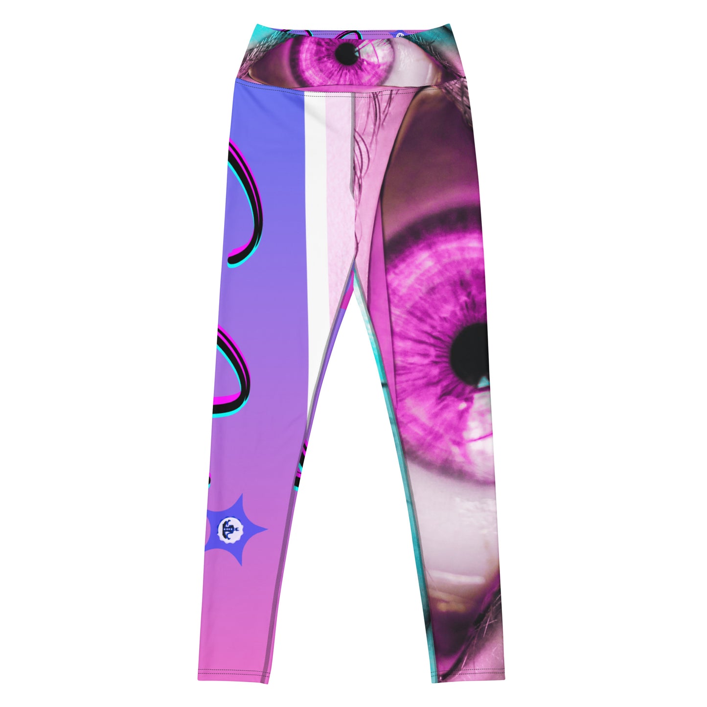 Eye See You, EYE, Calmness Designs LOGO STAR, Yoga Leggings