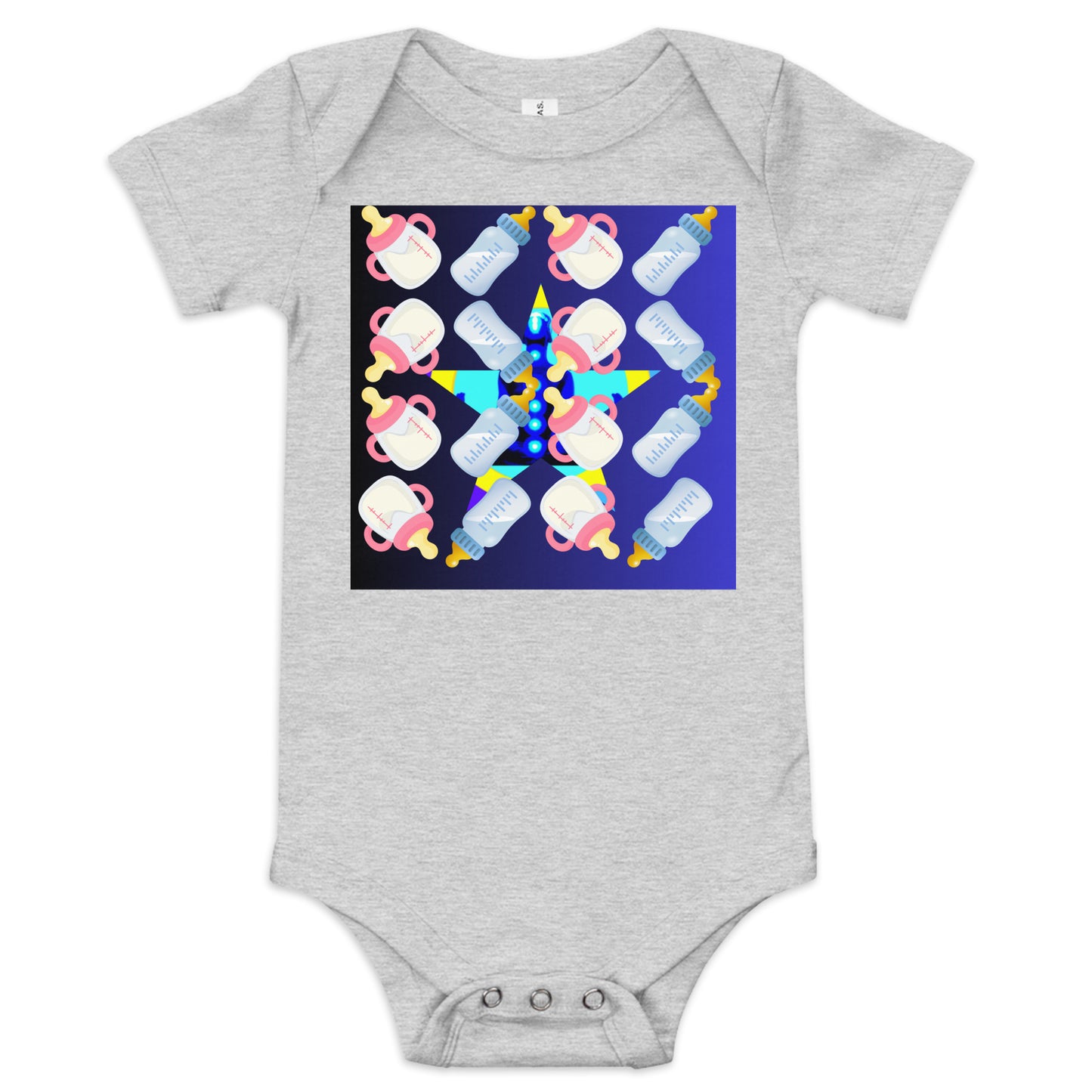 Baby Bottle, Baby Feeding Bottles, CALMNESS DESIGNS, Creative Designer's, Baby short sleeve one piece