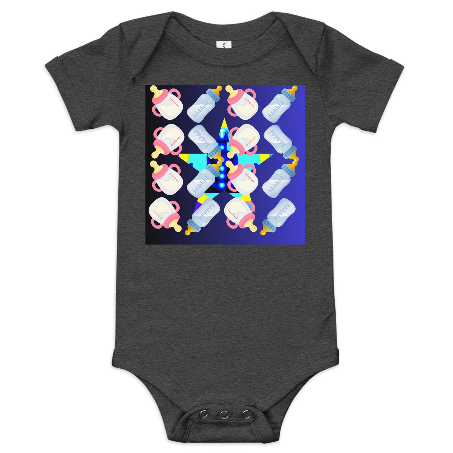 Baby Bottle, Baby Feeding Bottles, CALMNESS DESIGNS, Creative Designer's, Baby short sleeve one piece