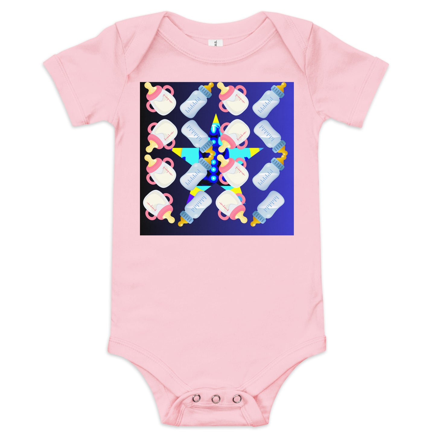 Baby Bottle, Baby Feeding Bottles, CALMNESS DESIGNS, Creative Designer's, Baby short sleeve one piece