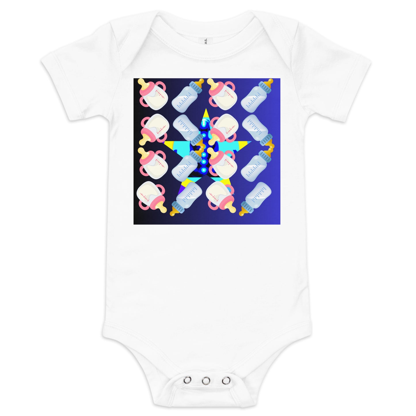Baby Bottle, Baby Feeding Bottles, CALMNESS DESIGNS, Creative Designer's, Baby short sleeve one piece