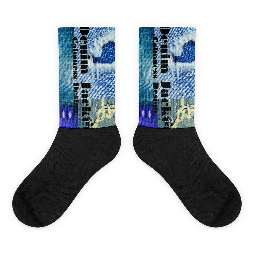 Tear on Denim, Denim Jacket, Calmness Designs, Old Jeans, Socks