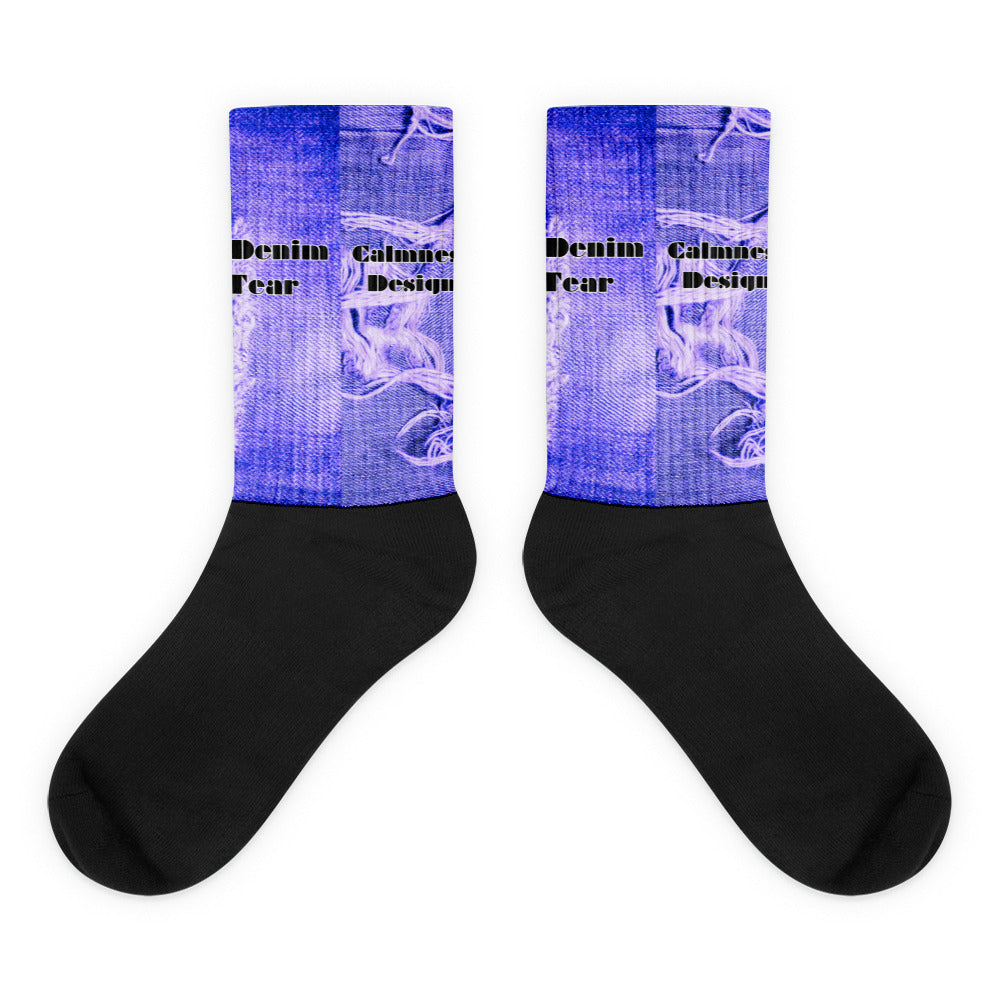 Denim Tear, Calmness Designs, Tear on Denim, Old Jeans, Socks