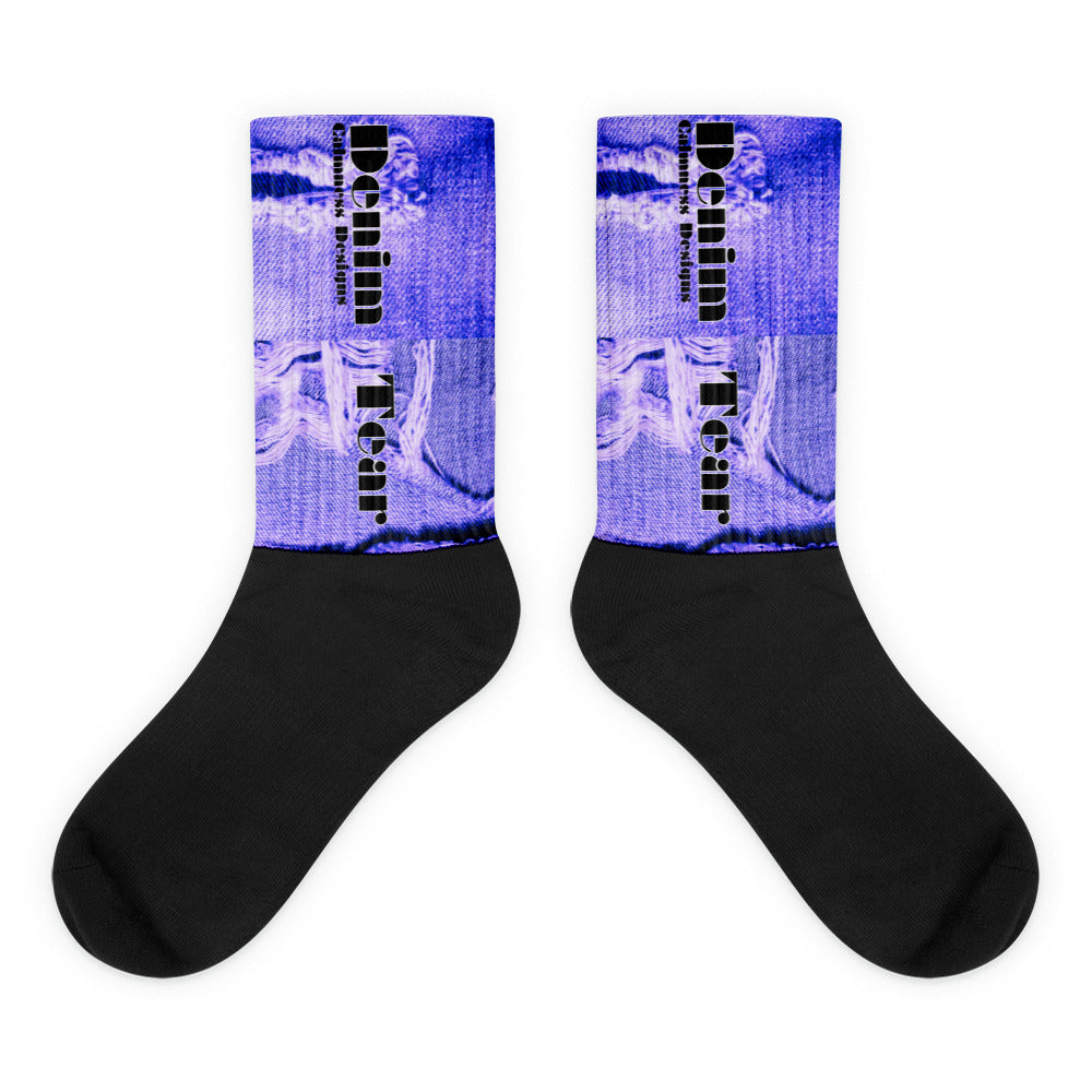 Denim Tear, Calmness Designs, Tear on Denim, Old Jeans, Socks