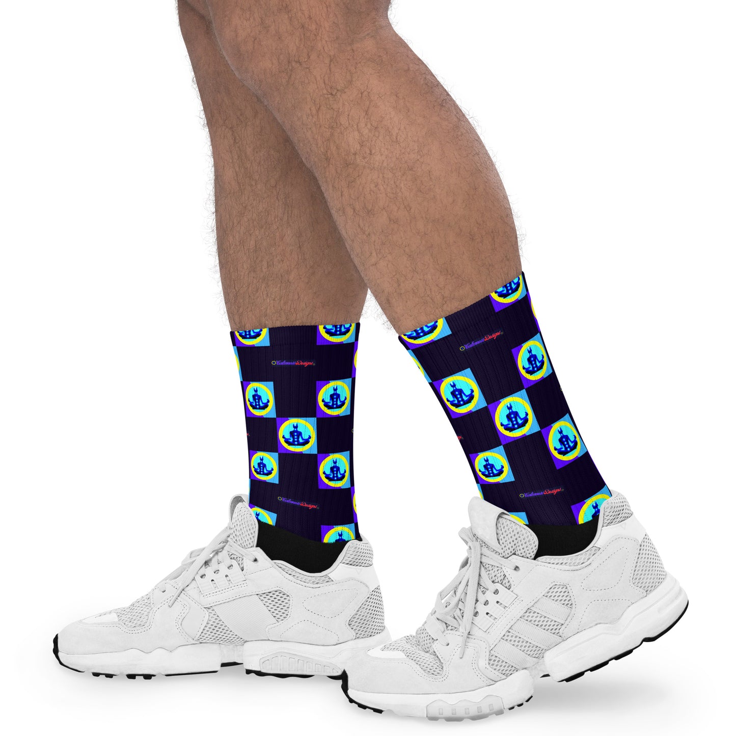 Calmness Designs-Logo, Calmness Designs, Socks