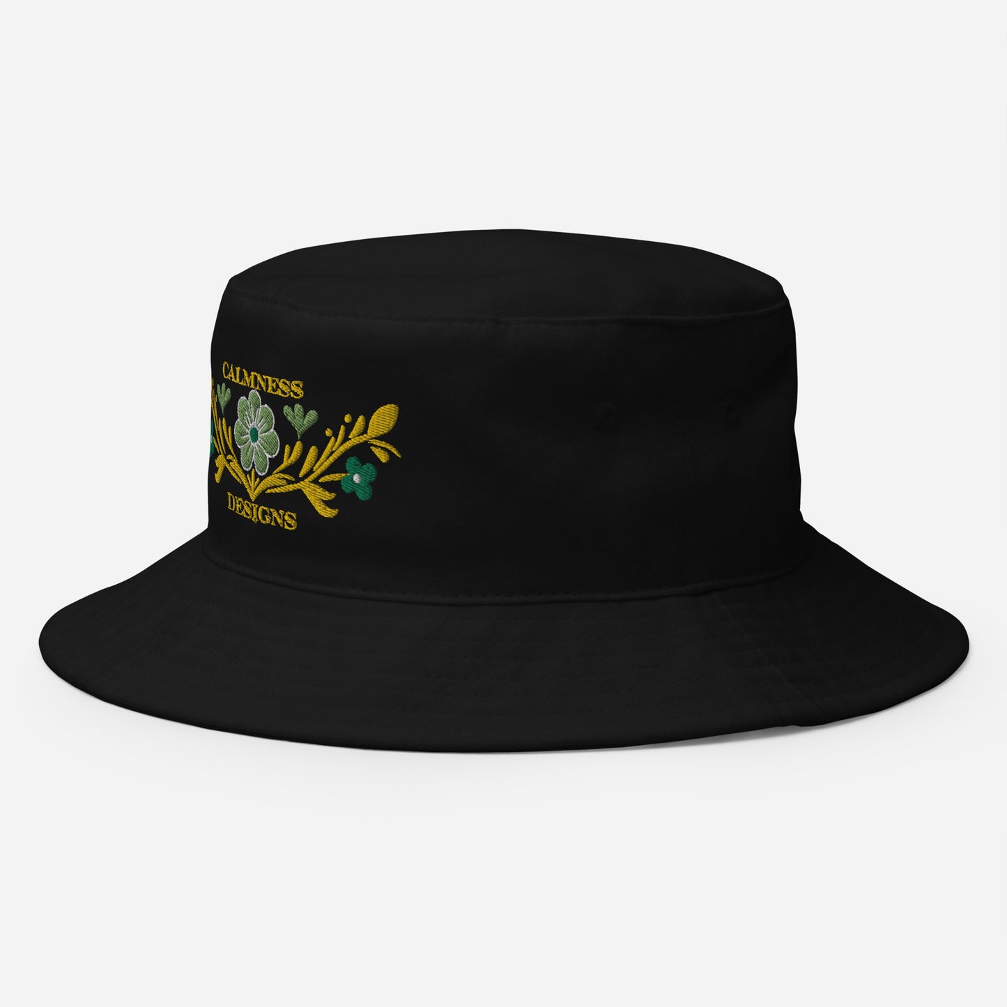 Flower Decoration Mexican Style, CALMNESS DESIGNS, Creative Designer's, Bucket Hat