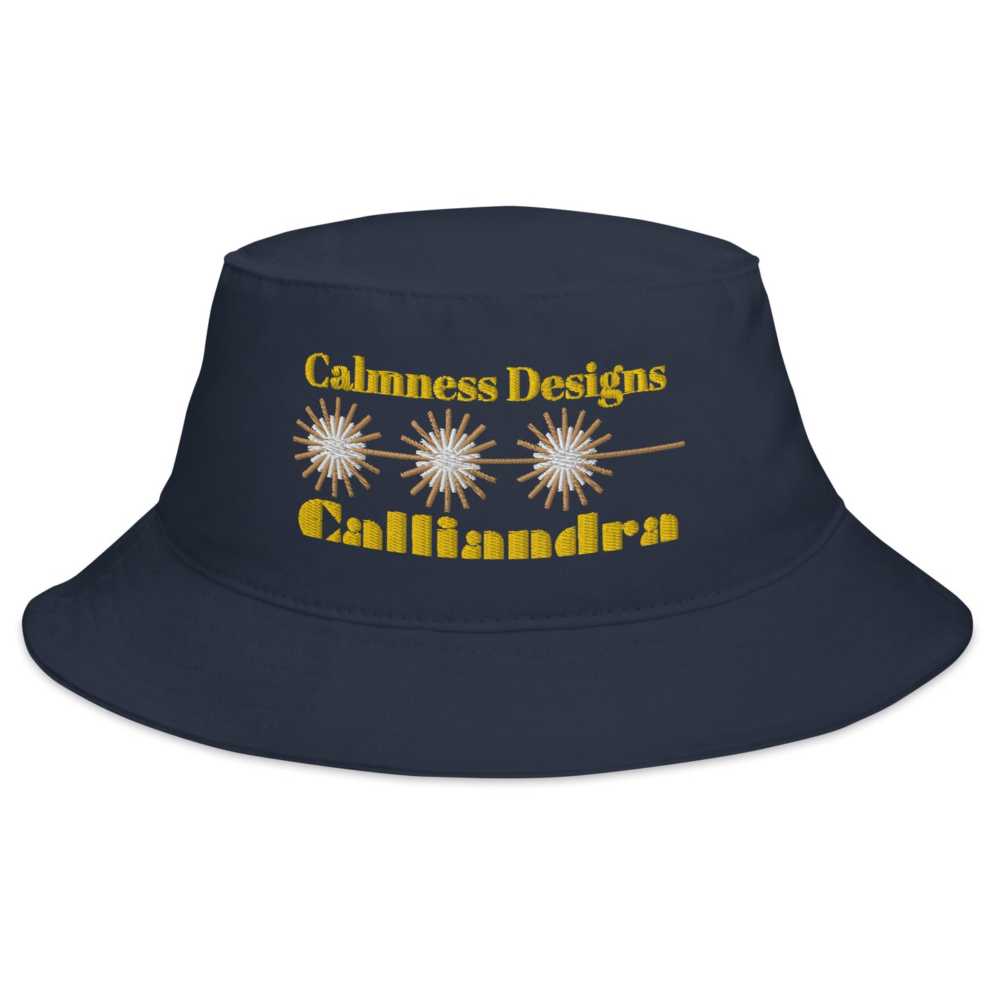 Elegant Geometric Calliandra, CALMNESS DESIGNS, Creative Designer's, Bucket Hat