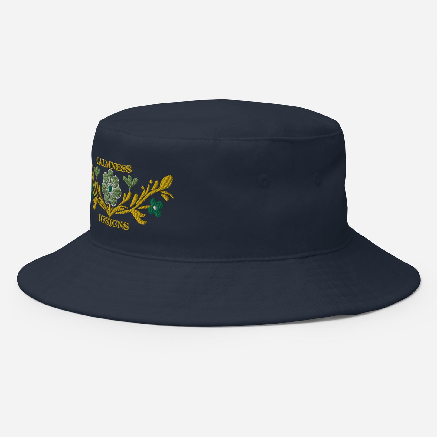 Flower Decoration Mexican Style, CALMNESS DESIGNS, Creative Designer's, Bucket Hat