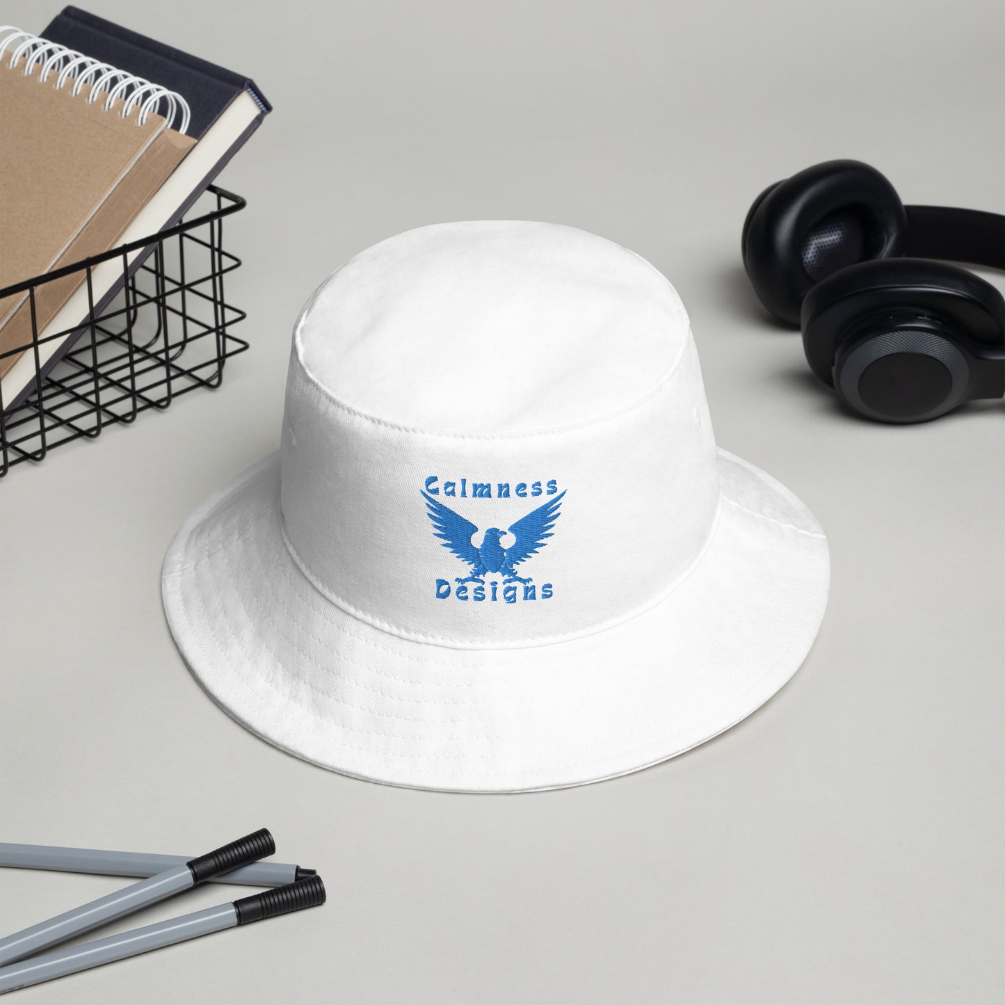 Eagle HERALDIC Symbol, CALMNESS DESIGNS, Creative Designer's, Bucket Hat