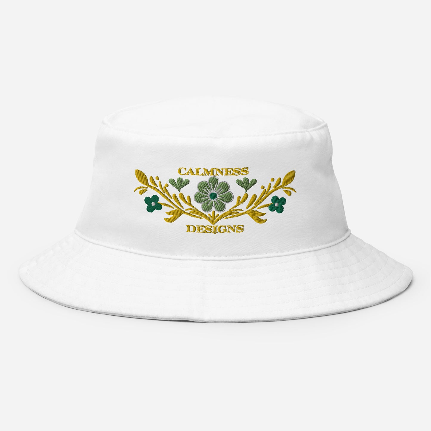 Flower Decoration Mexican Style, CALMNESS DESIGNS, Creative Designer's, Bucket Hat