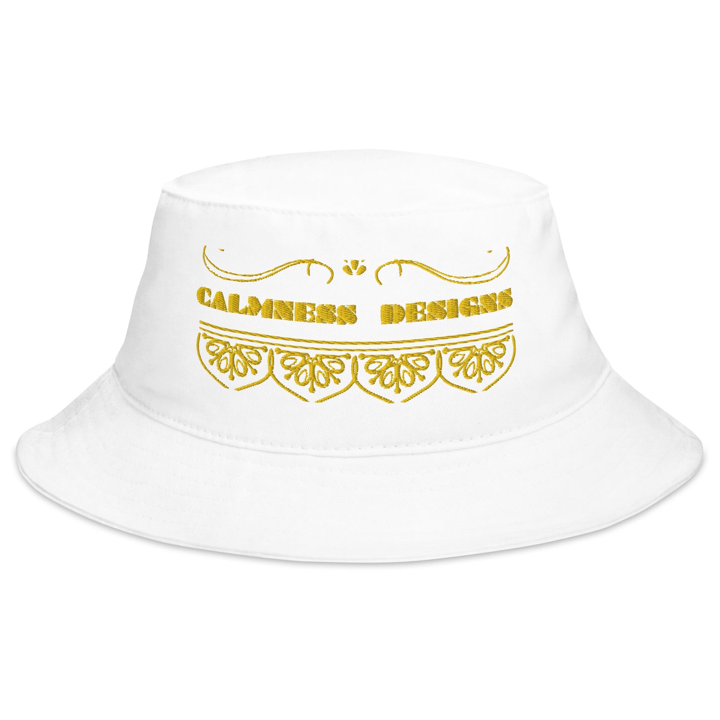 Bidri Decorative Elements Border GOLD, CALMNESS DESIGNS, Creative Designer's, Bucket Hat