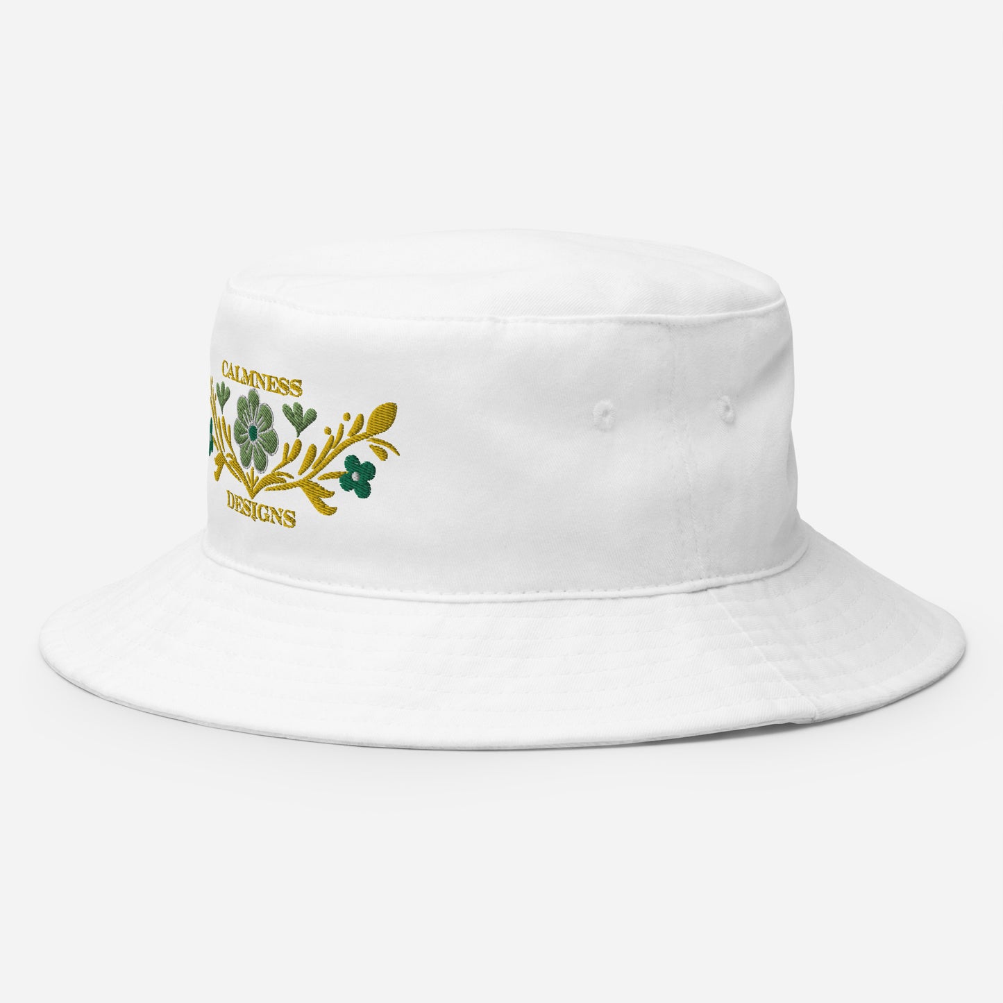Flower Decoration Mexican Style, CALMNESS DESIGNS, Creative Designer's, Bucket Hat