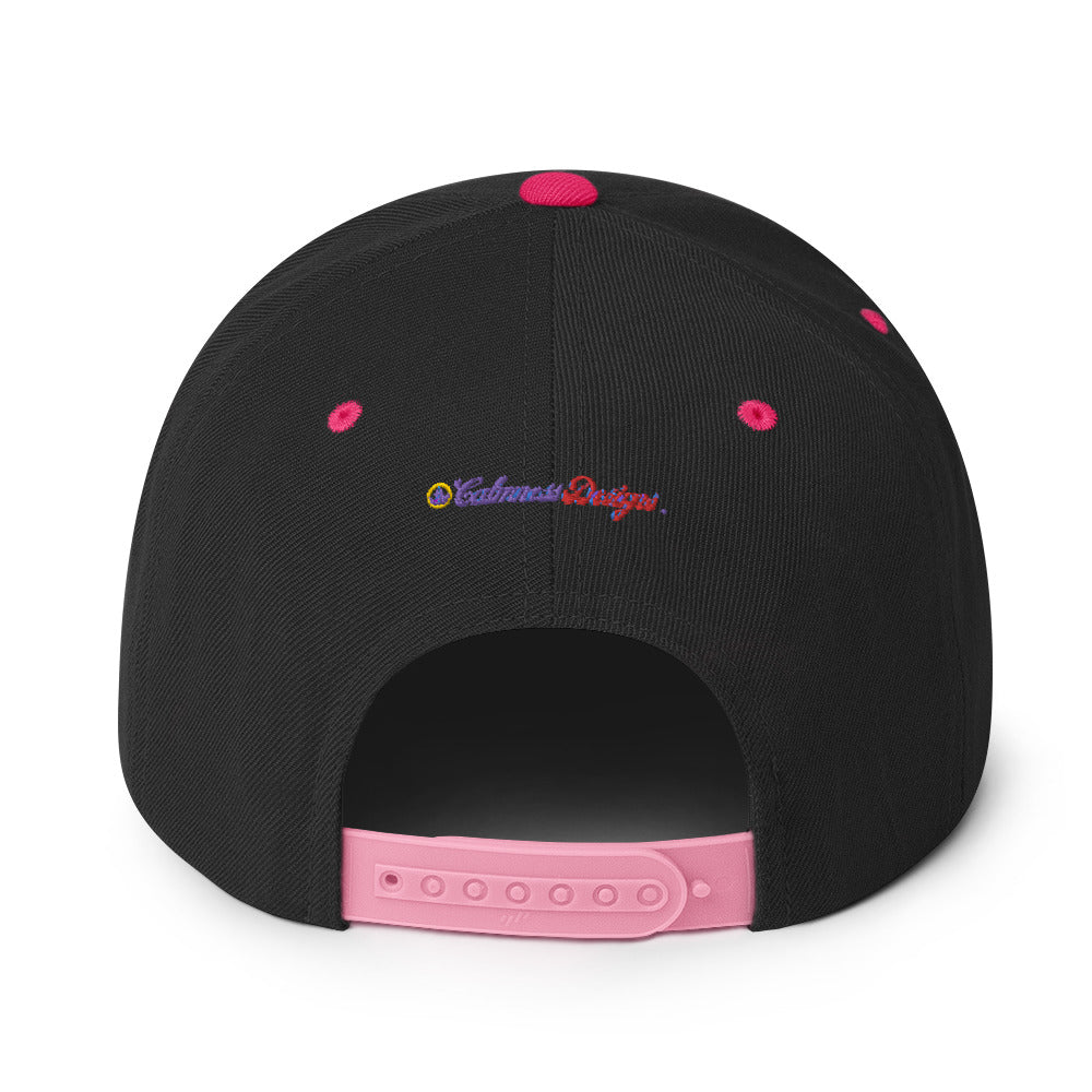 Text Frame, CALMNESS DESIGNS, Creative Designer's, Snapback Hat