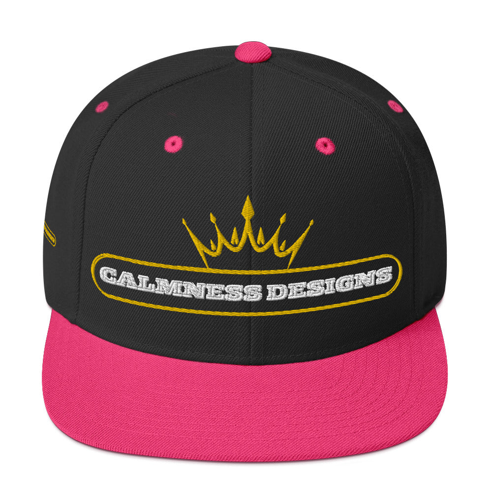 Text Frame, CALMNESS DESIGNS, Creative Designer's, Snapback Hat