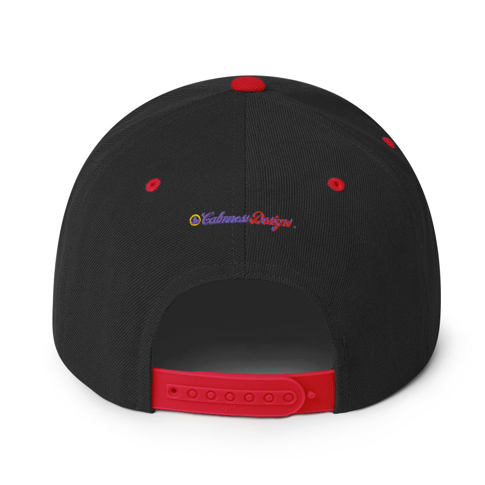 Text Frame, CALMNESS DESIGNS, Creative Designer's, Snapback Hat