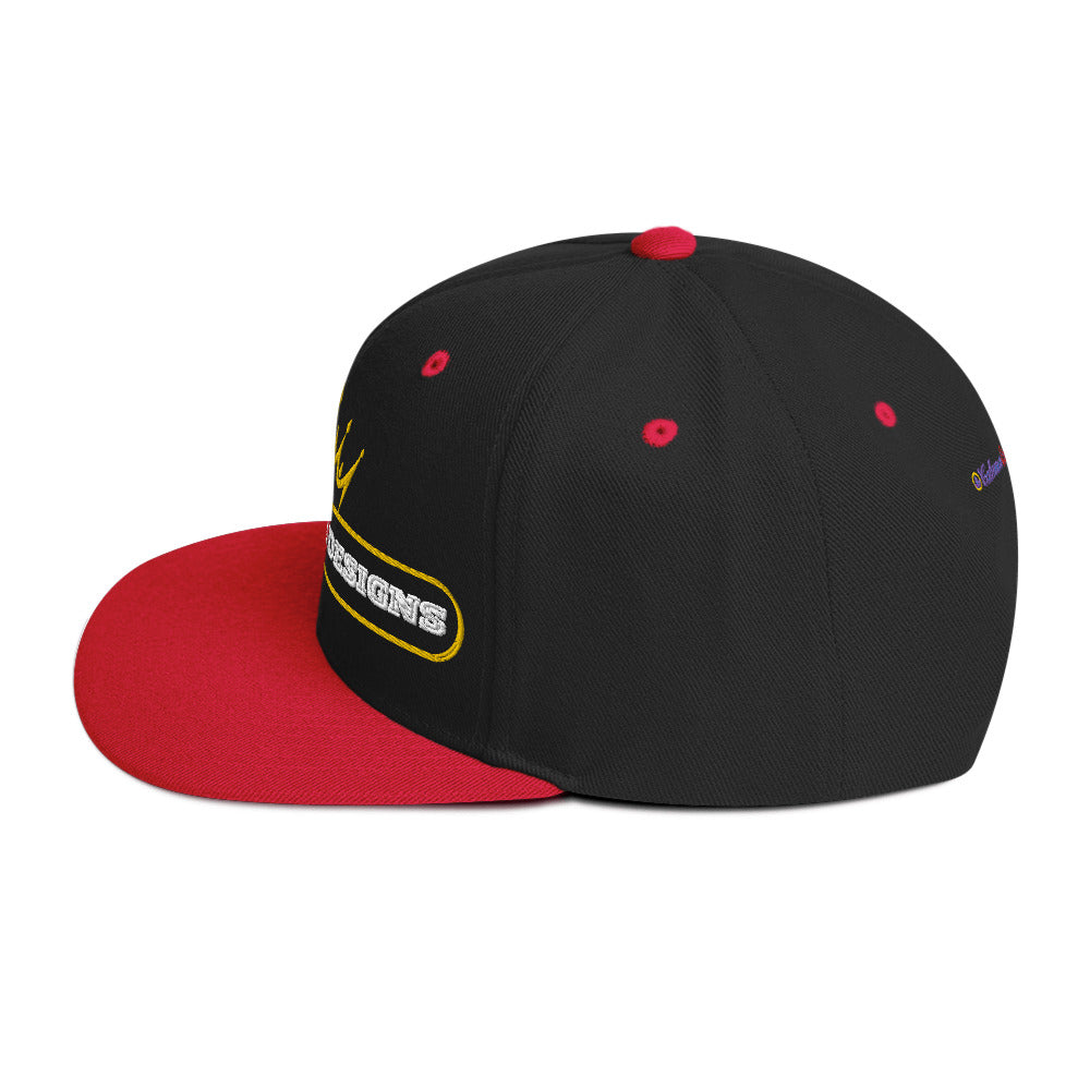 Text Frame, CALMNESS DESIGNS, Creative Designer's, Snapback Hat