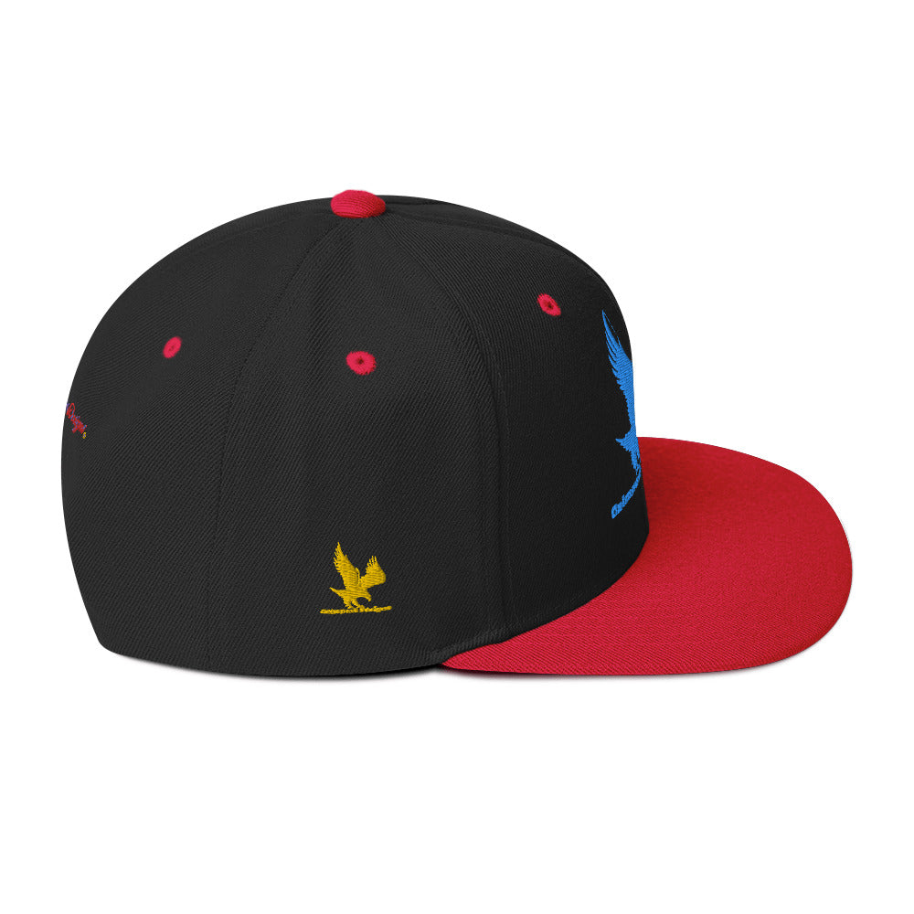 Flying Eagle, CALMNESS DESIGNS, Creative Designer's, Snapback Hat