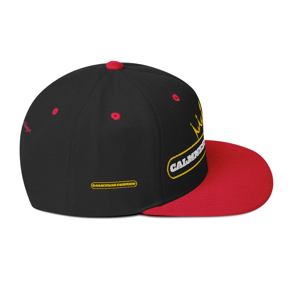 Text Frame, CALMNESS DESIGNS, Creative Designer's, Snapback Hat