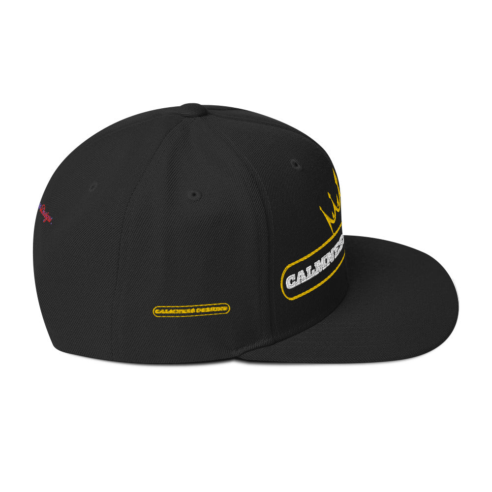 Text Frame, CALMNESS DESIGNS, Creative Designer's, Snapback Hat