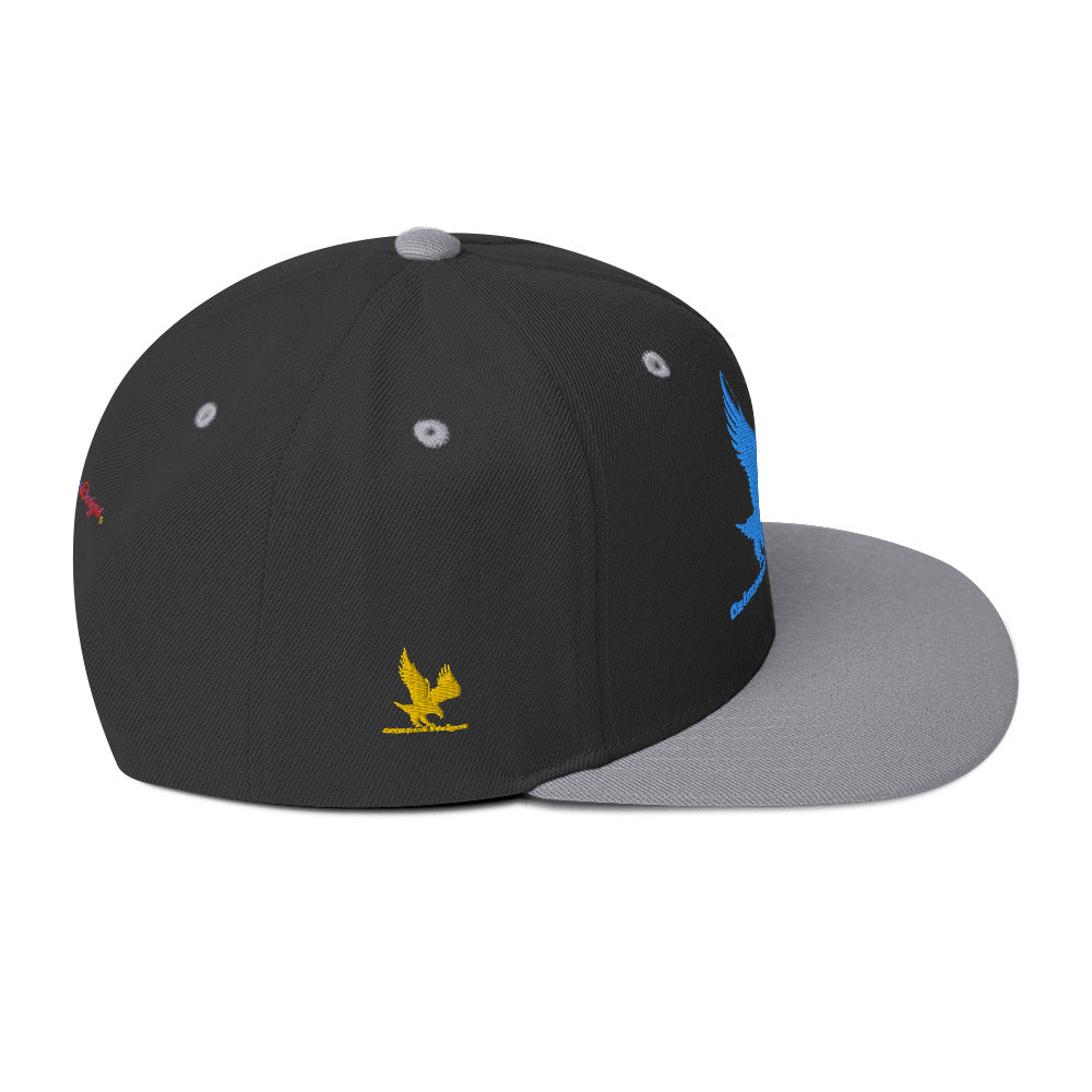 Flying Eagle, CALMNESS DESIGNS, Creative Designer's, Snapback Hat