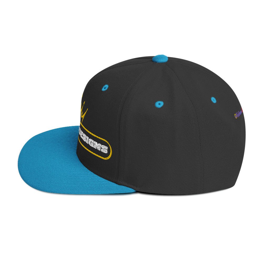 Text Frame, CALMNESS DESIGNS, Creative Designer's, Snapback Hat