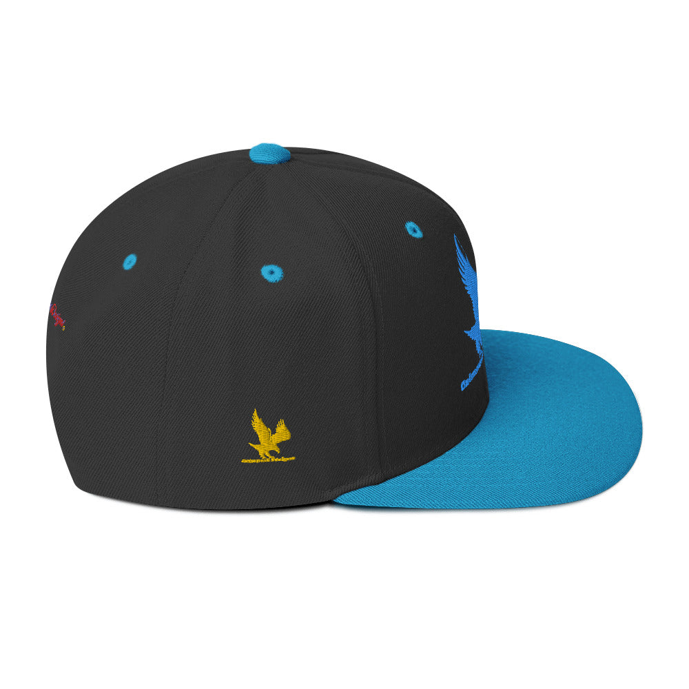 Flying Eagle, CALMNESS DESIGNS, Creative Designer's, Snapback Hat