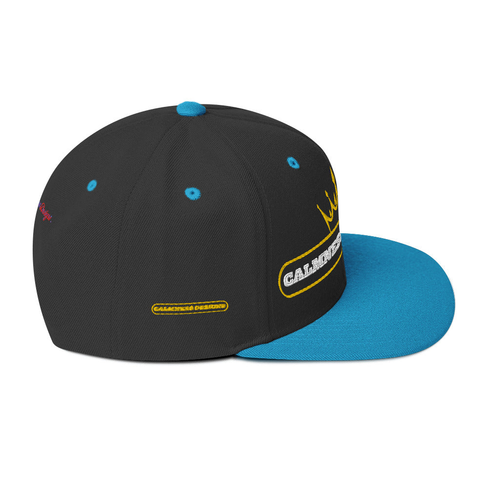 Text Frame, CALMNESS DESIGNS, Creative Designer's, Snapback Hat