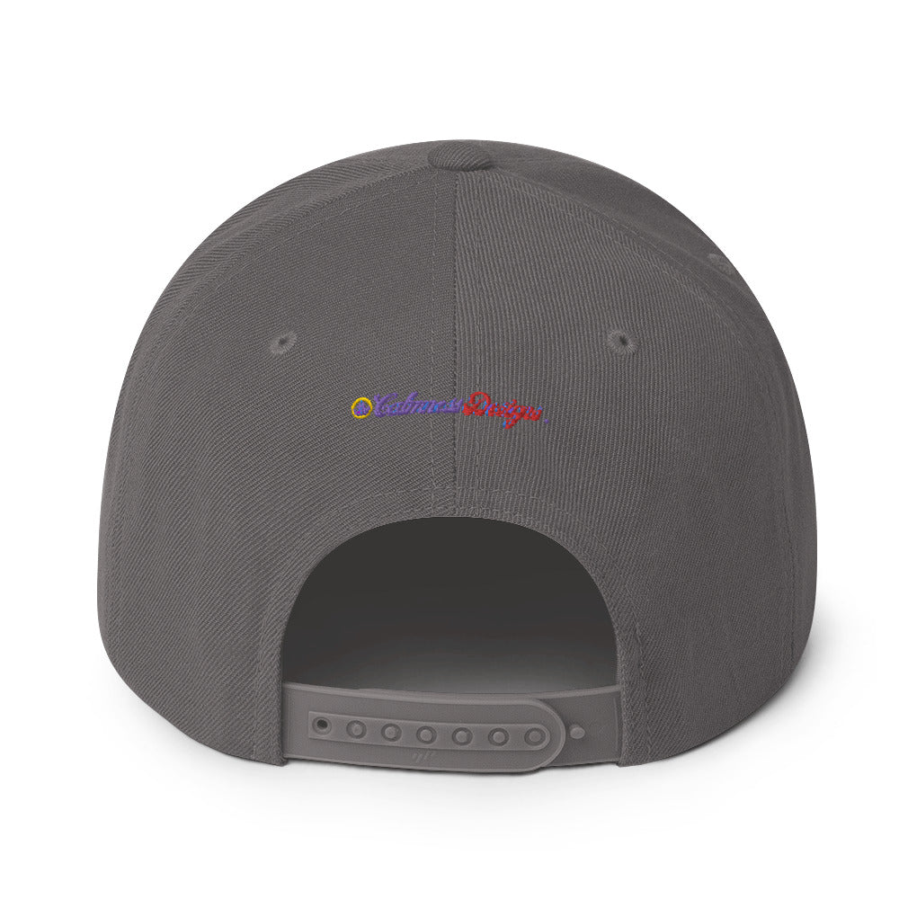 Text Frame, CALMNESS DESIGNS, Creative Designer's, Snapback Hat