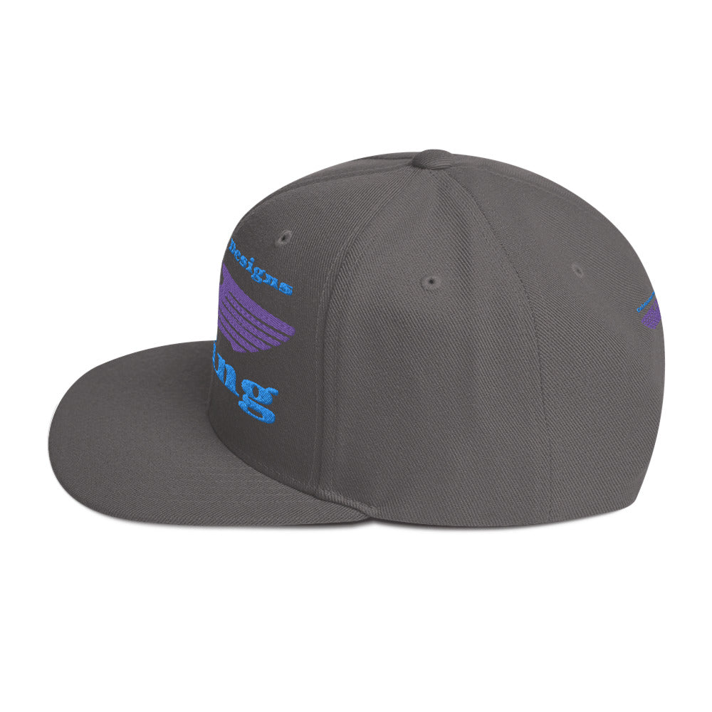 Flying Eagle, CALMNESS DESIGNS, Creative Designer's, Snapback Hat