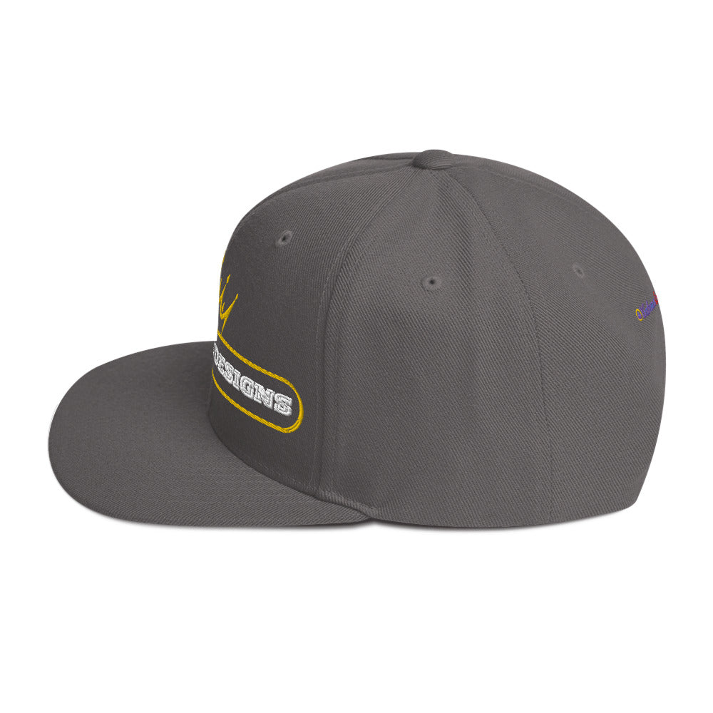 Text Frame, CALMNESS DESIGNS, Creative Designer's, Snapback Hat