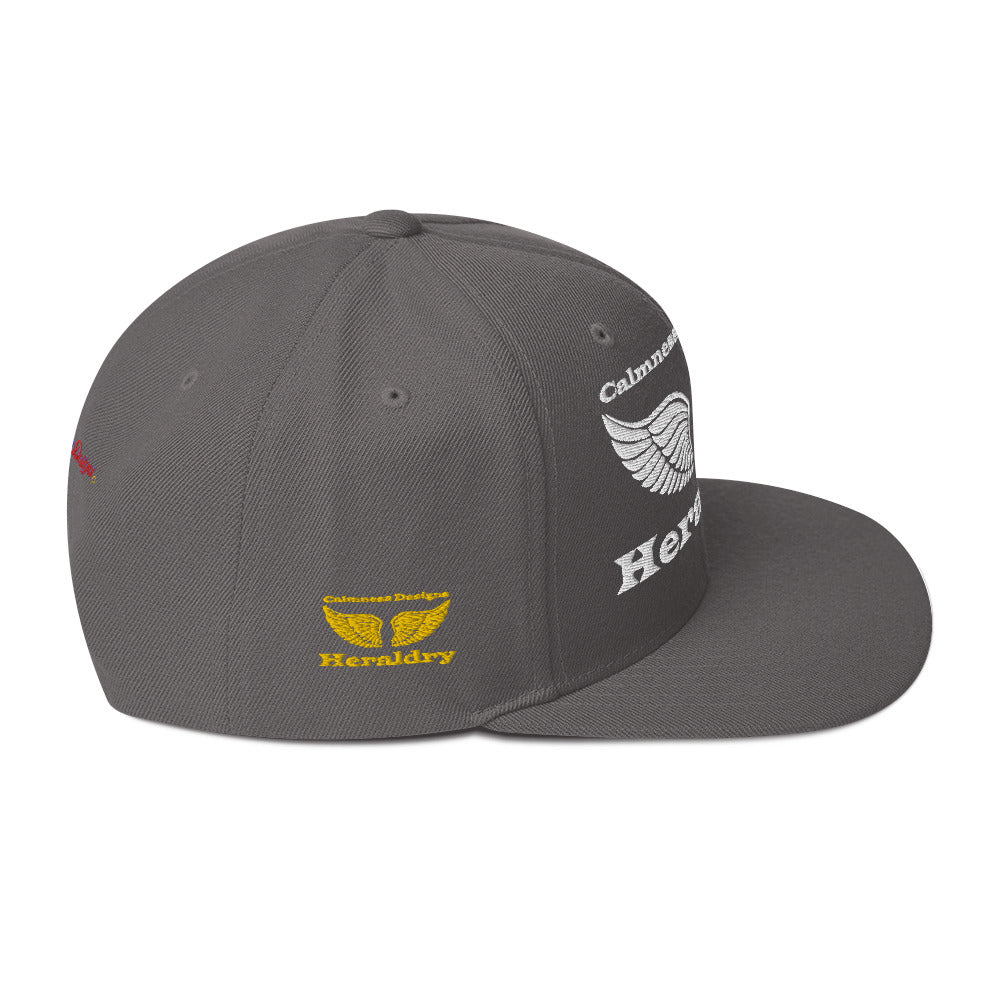 Wings for Heraldry, CALMNESS DESIGNS, Creative Designer's, Snapback Hat