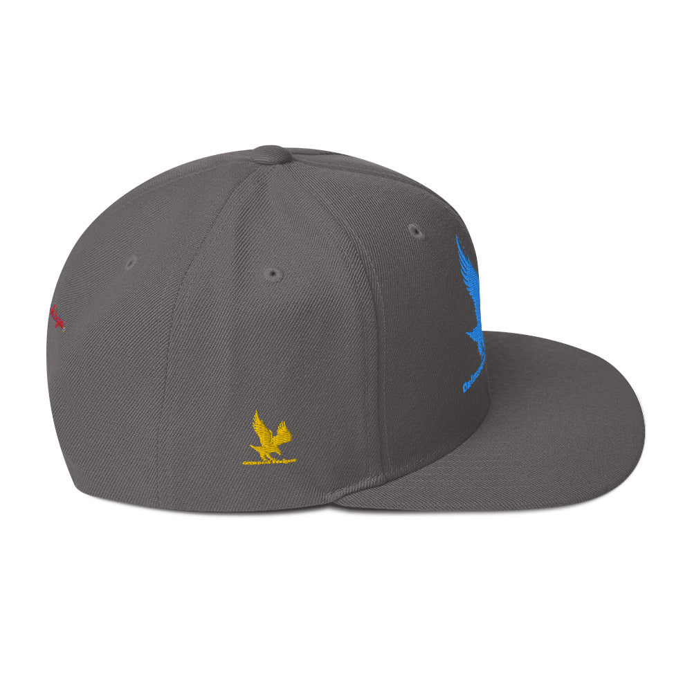 Flying Eagle, CALMNESS DESIGNS, Creative Designer's, Snapback Hat