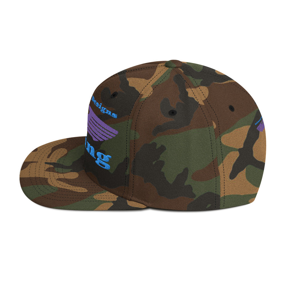 Flying Eagle, CALMNESS DESIGNS, Creative Designer's, Snapback Hat