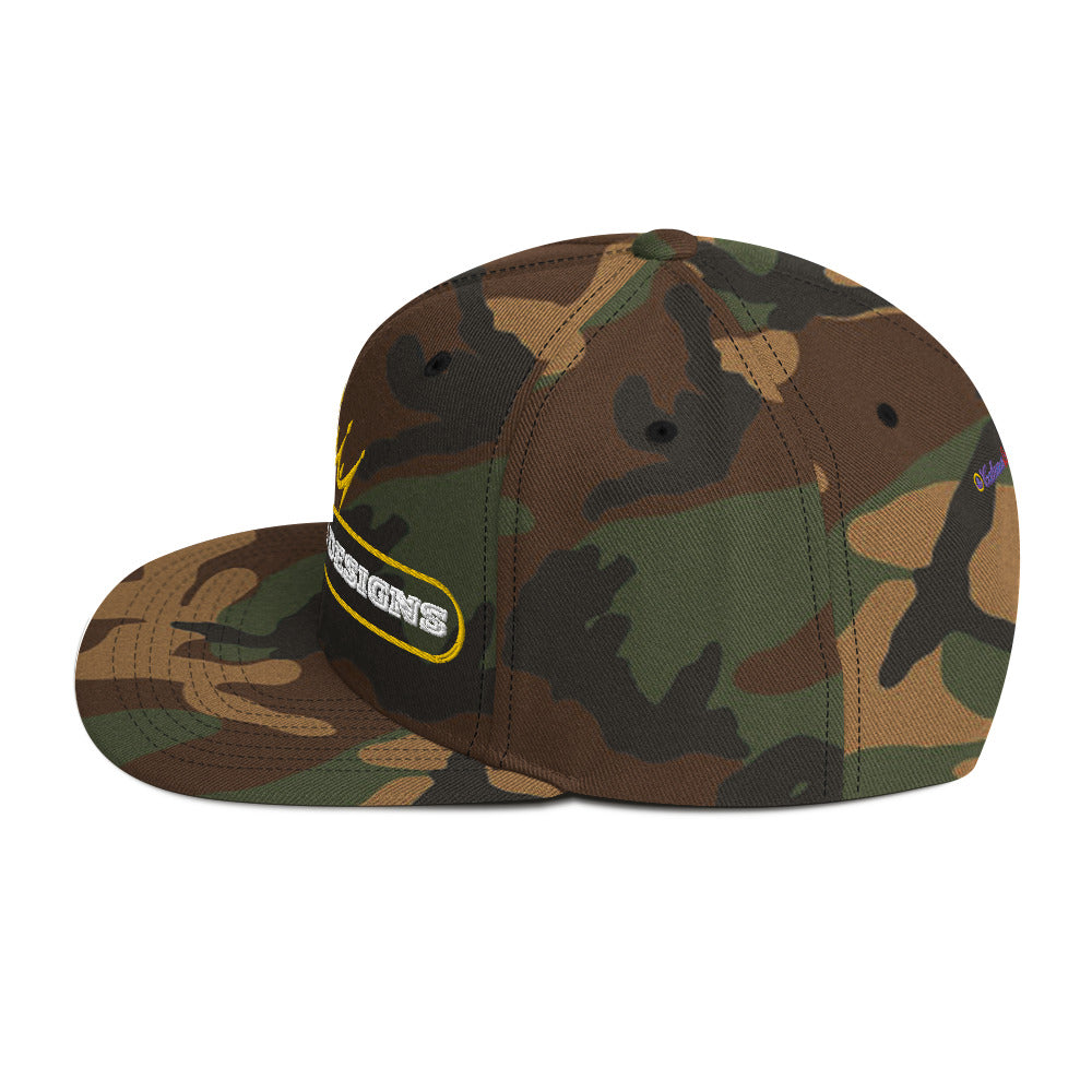 Text Frame, CALMNESS DESIGNS, Creative Designer's, Snapback Hat