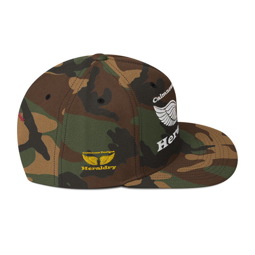 Wings for Heraldry, CALMNESS DESIGNS, Creative Designer's, Snapback Hat