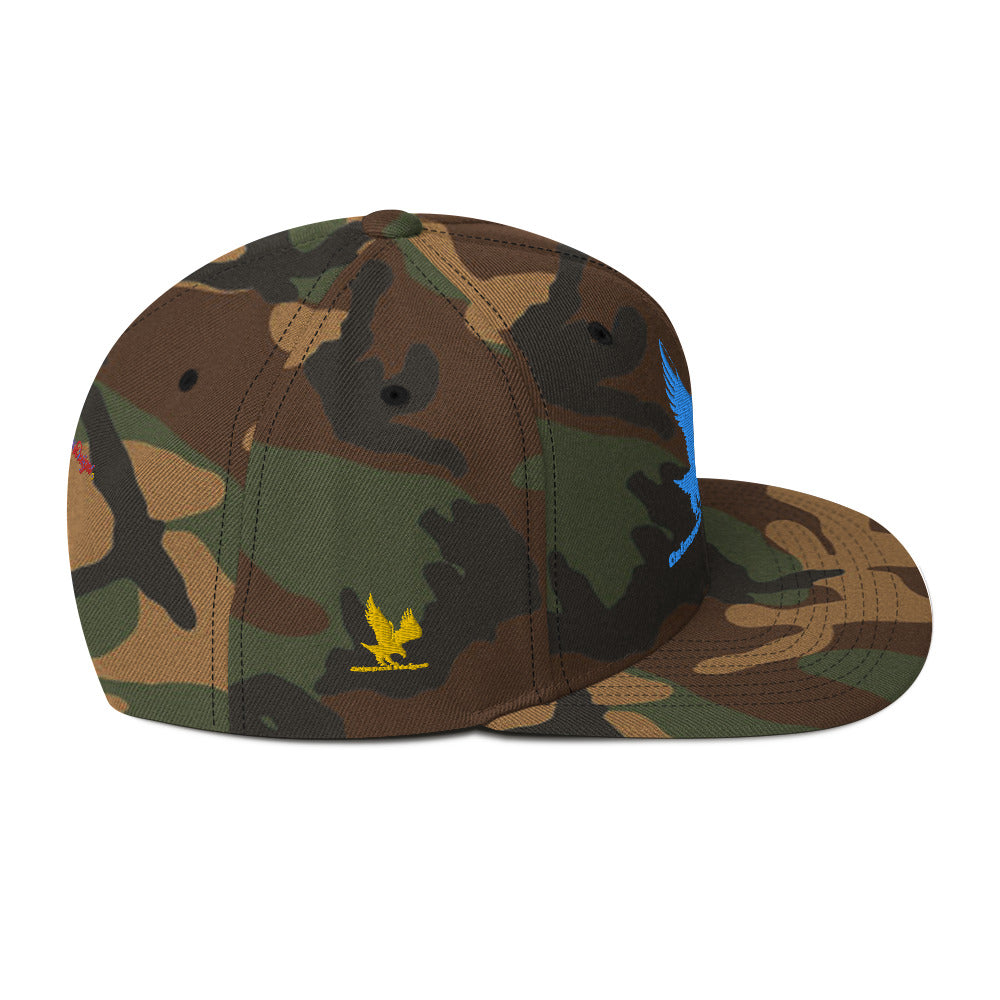 Flying Eagle, CALMNESS DESIGNS, Creative Designer's, Snapback Hat