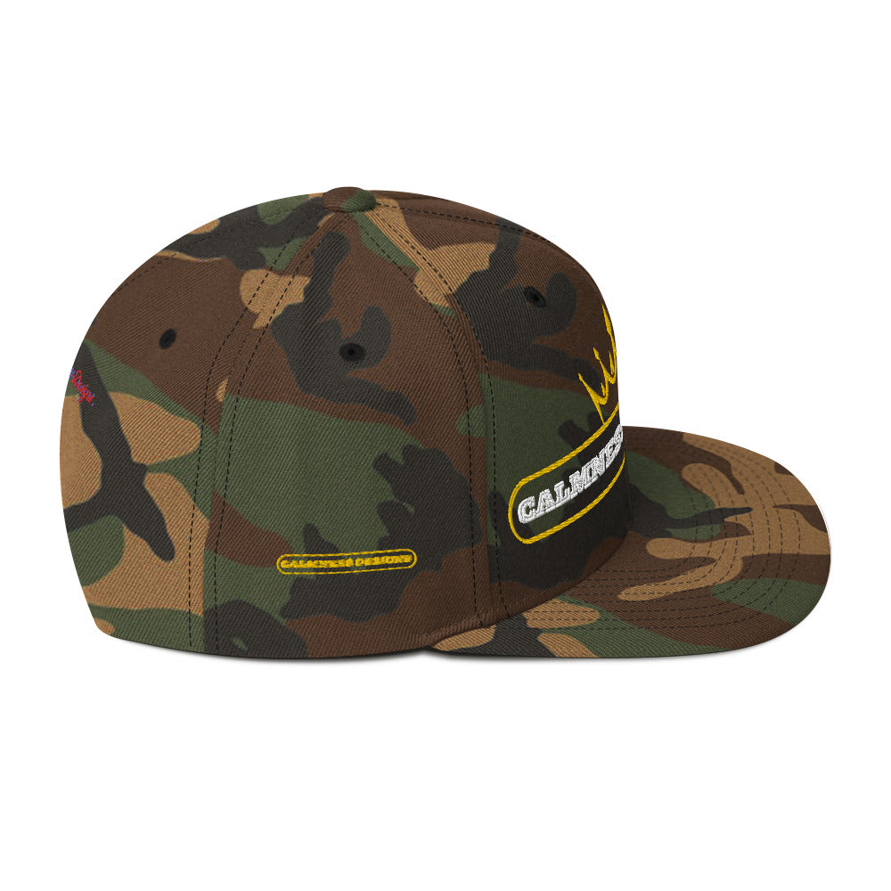 Text Frame, CALMNESS DESIGNS, Creative Designer's, Snapback Hat