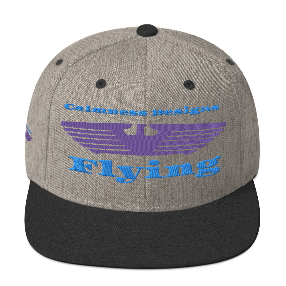 Flying Eagle, CALMNESS DESIGNS, Creative Designer's, Snapback Hat