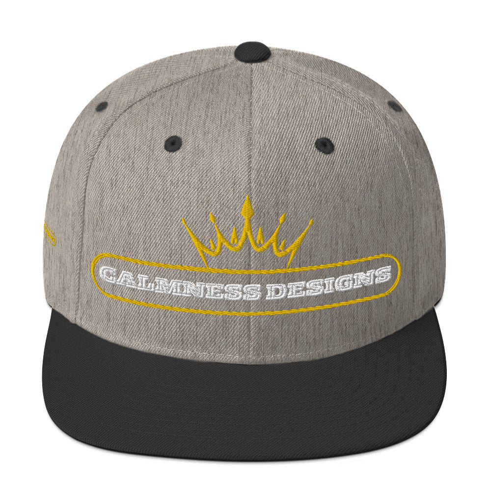 Text Frame, CALMNESS DESIGNS, Creative Designer's, Snapback Hat