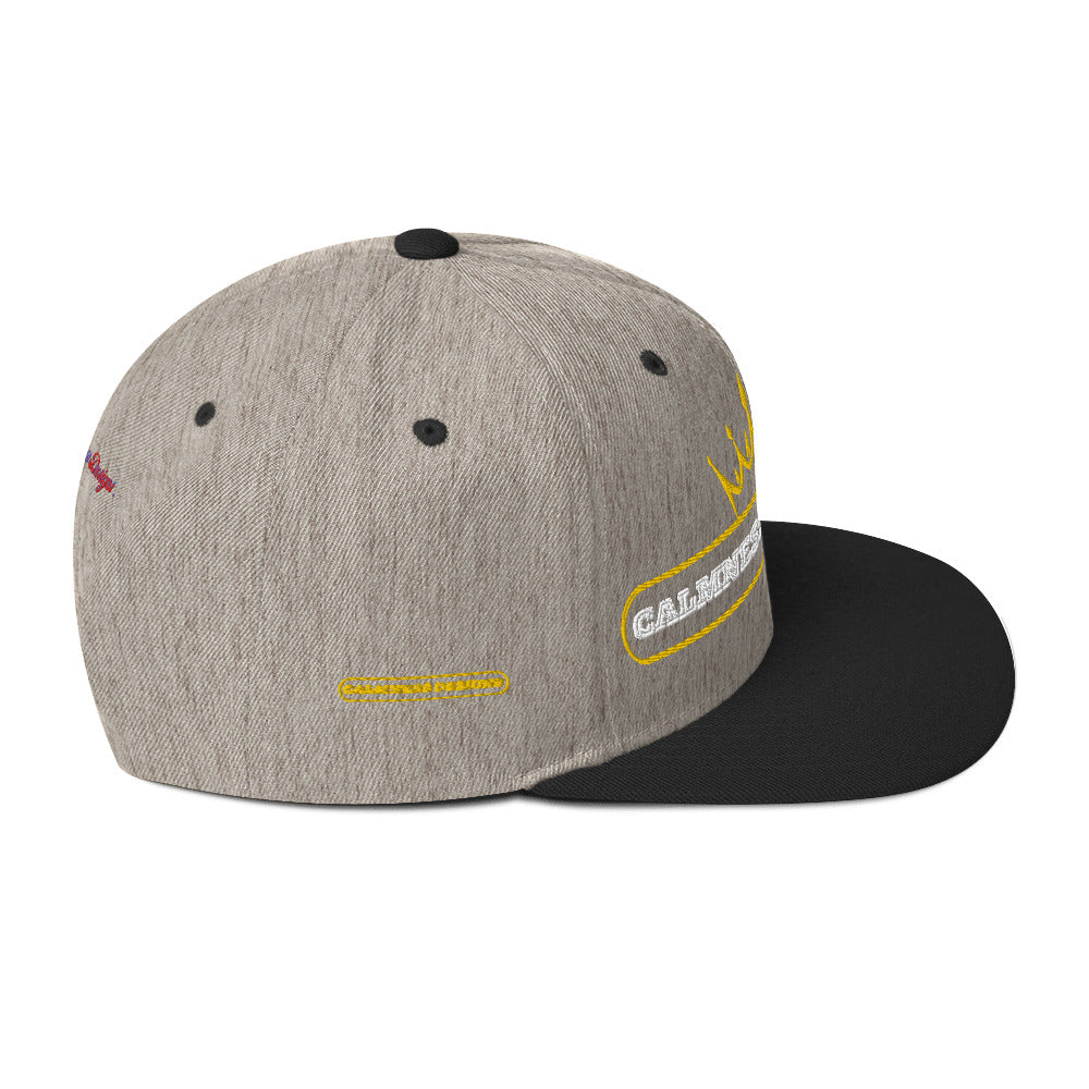 Text Frame, CALMNESS DESIGNS, Creative Designer's, Snapback Hat