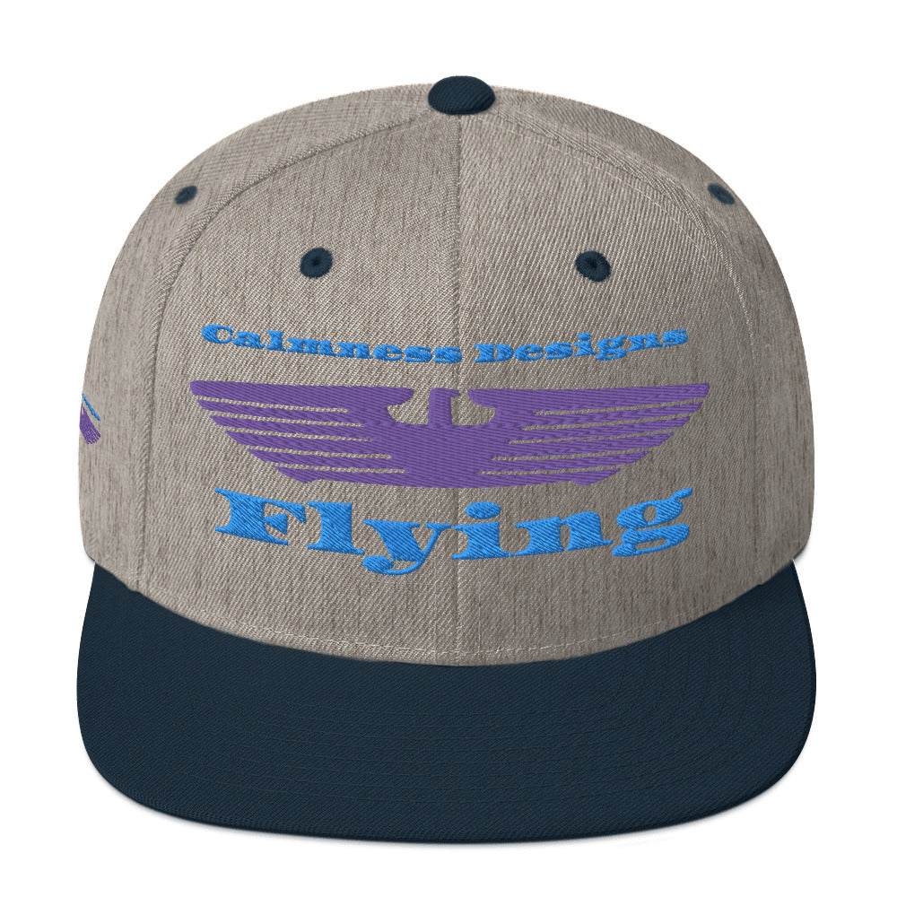 Flying Eagle, CALMNESS DESIGNS, Creative Designer's, Snapback Hat